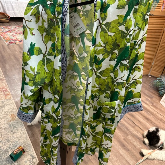 Satin Bath Robe - Picture 4 of 14